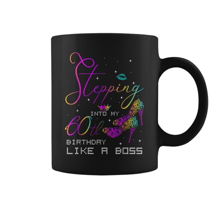 Stepping Into My 60Th Birthday Turning 60 Year Old Gifts  Coffee Mug
