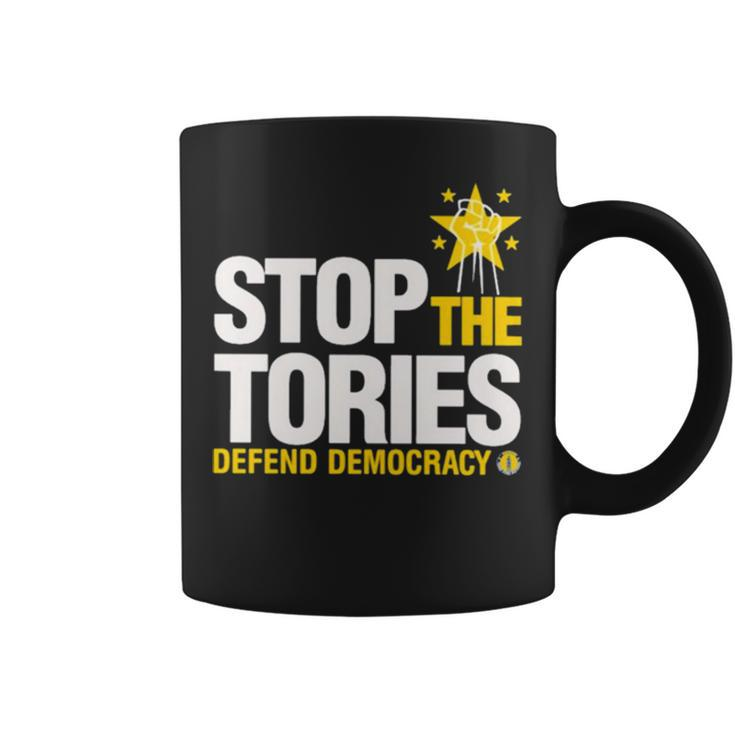 Stop The Tories Defend DemocracyCoffee Mug