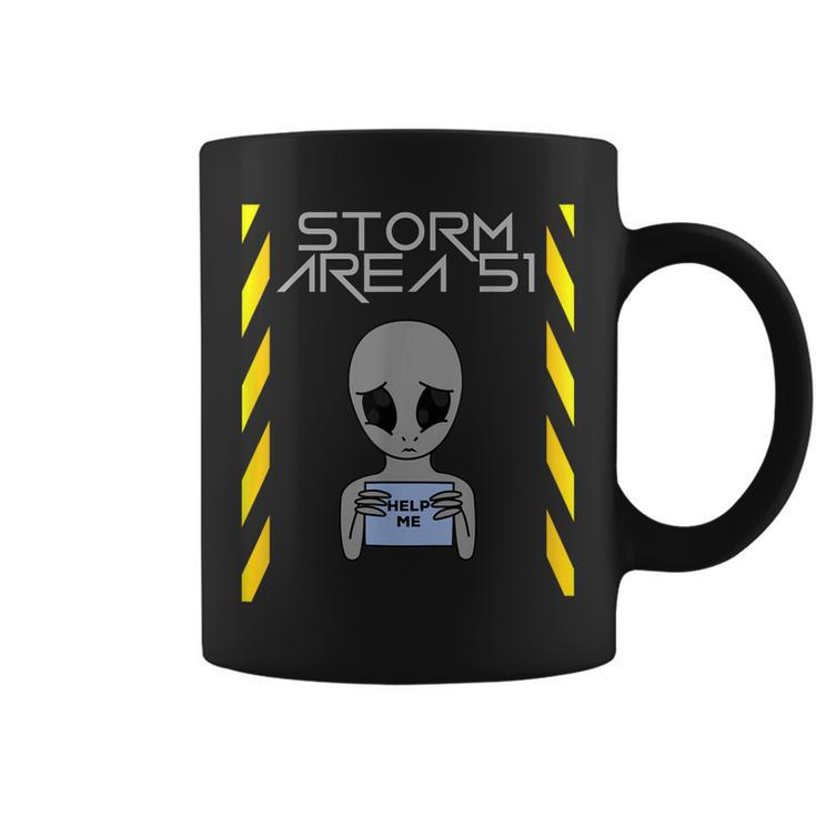 Storm Squad Area 51 Cute Sweet Funny Alien Help Me Adorable Coffee Mug