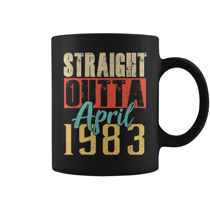 Straight Outta April 1983 37Th Awesome Birthday Gifts  Coffee Mug