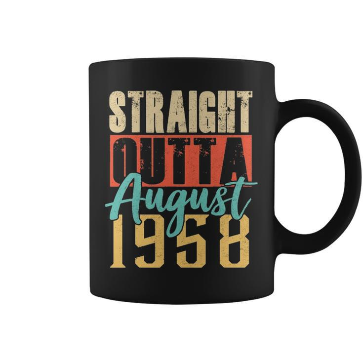 Straight Outta August 1958 62Nd Awesome Birthday Gifts Coffee Mug