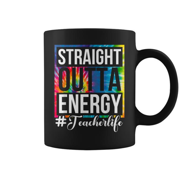Straight Outta Energy Teacher Life Paraprofessional Gift  Coffee Mug