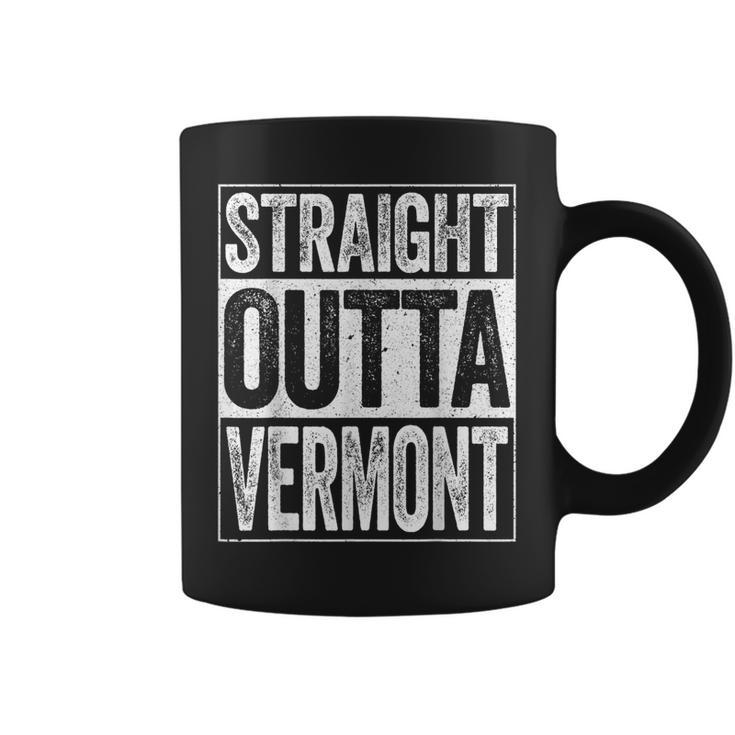 Straight Outta Vermont  Vt State   Coffee Mug