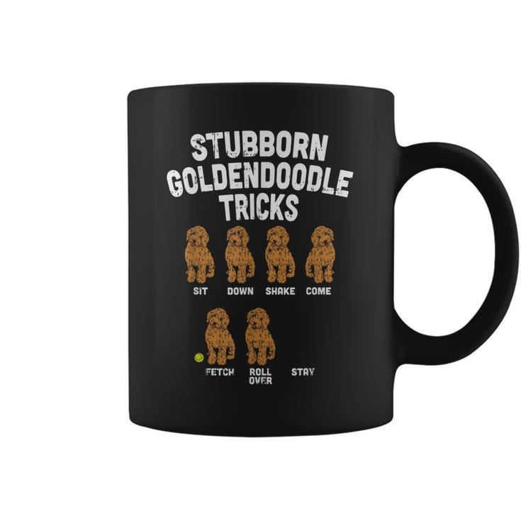 Stubborn Goldendoodle Tricks Funny Dog Trainer Mom Dad Gift Coffee Mug