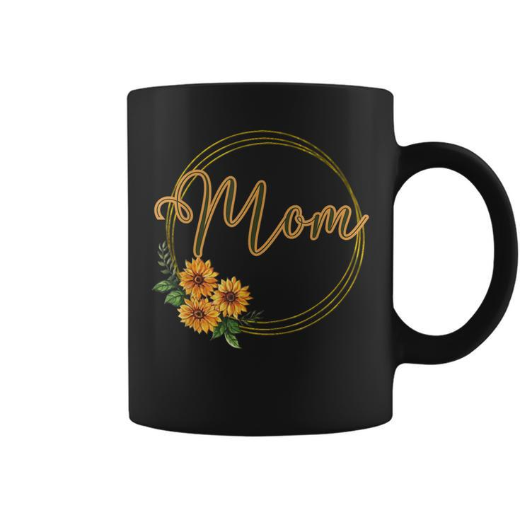 Sunflower Graphic Mothers Day Design For Mom  Coffee Mug