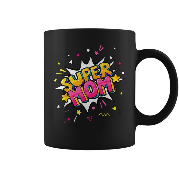 Super Mom Comic Book Superhero Mothers Day  Coffee Mug
