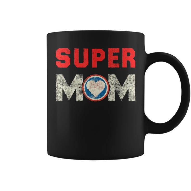 Super Mom Superheroine Mama Mother Heroine Star Sign  Coffee Mug
