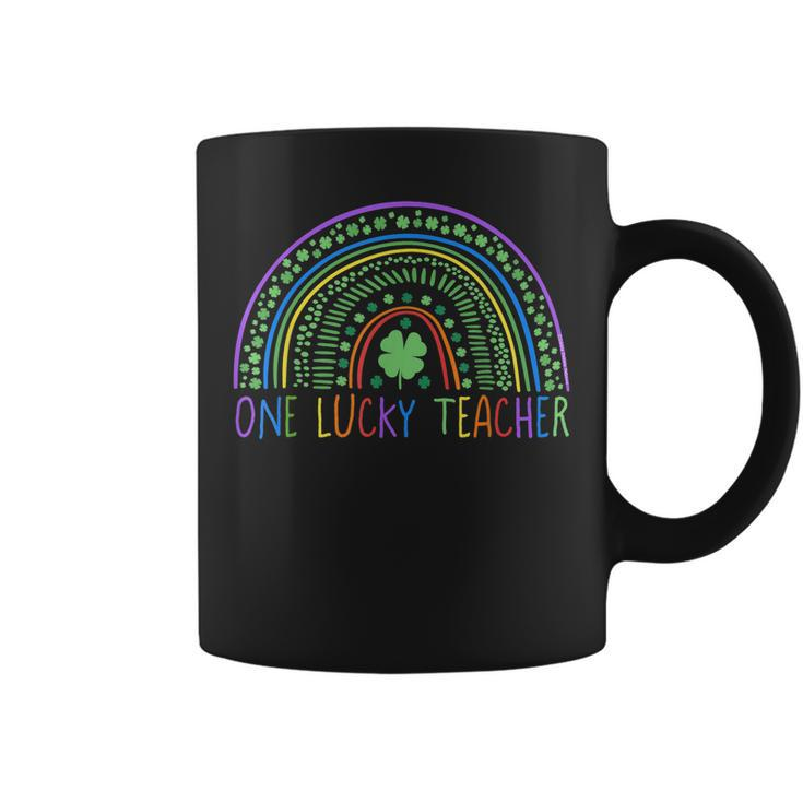 Sweet One Lucky Teacher Rainbow Teachers St Patricks Day  Coffee Mug