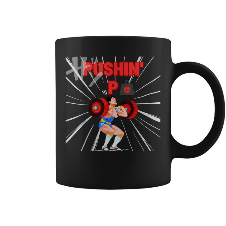 Swole Otaku Pushin P Anime  Coffee Mug