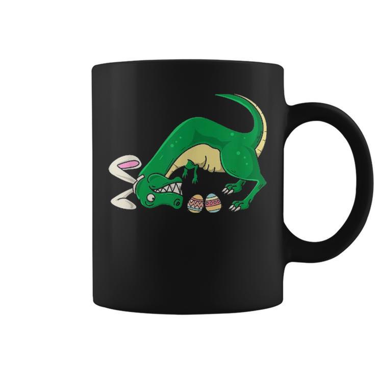 T Rex Hates Egg Hunts I Funny Bunny Trex Easter Dinosaur Coffee Mug