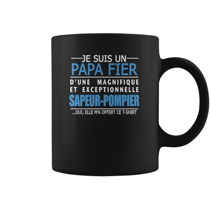 T-Shirt Pompier Fier Papa Dune Sapeur-Pompier Coffee Mug