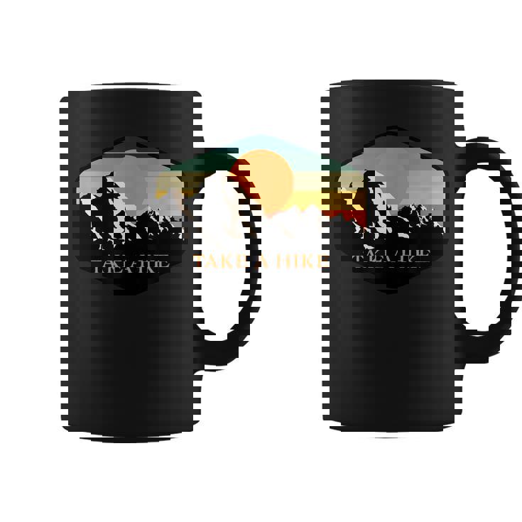Take A Hike Retro Vintage Outdoor Hiking  Coffee Mug