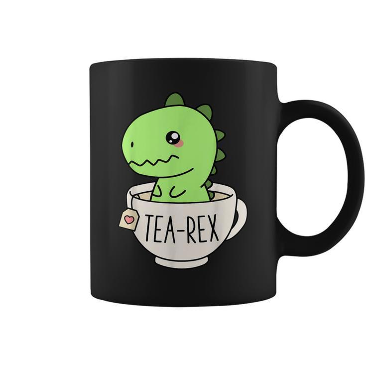 Tea-Rex Cute T-Rex Dinosaur Kawaii Funny Dino Pun Coffee Mug