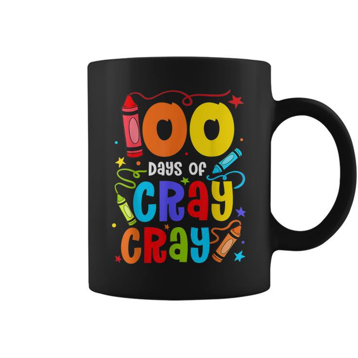 Teacher 100 Days Cray Cray Funny 100 Days Of School  Coffee Mug