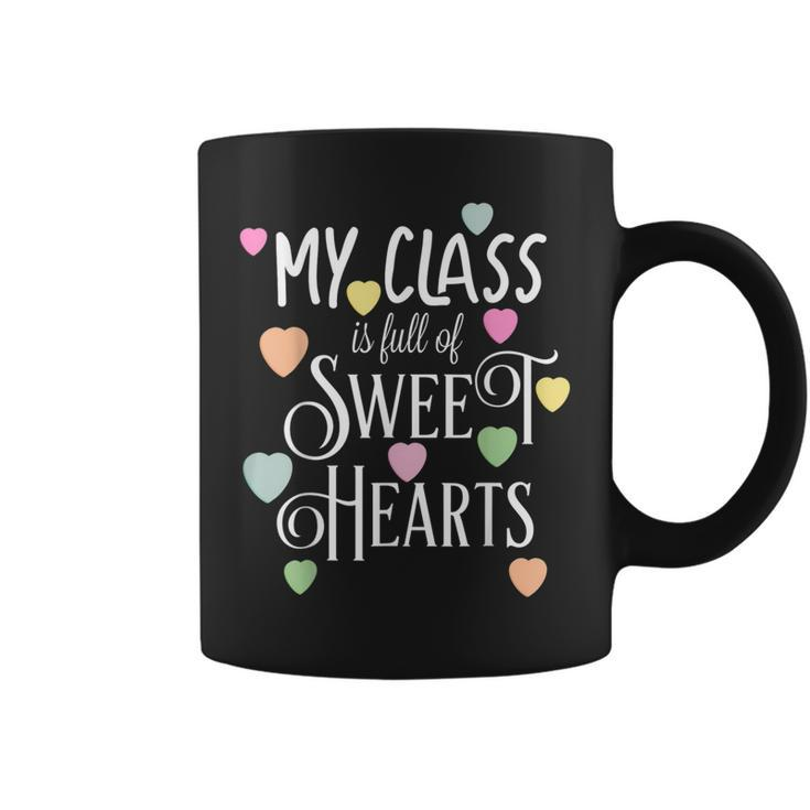 Teachers Valentines Day Class Full Of Sweethearts  V2 Coffee Mug