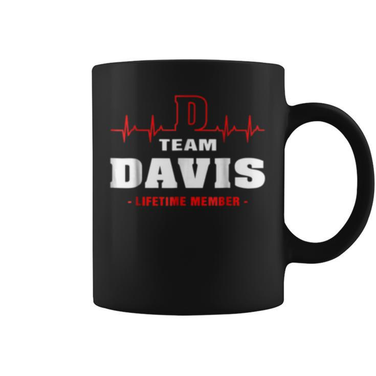 Team Davis Lifetime Member  Surname Last Name Coffee Mug