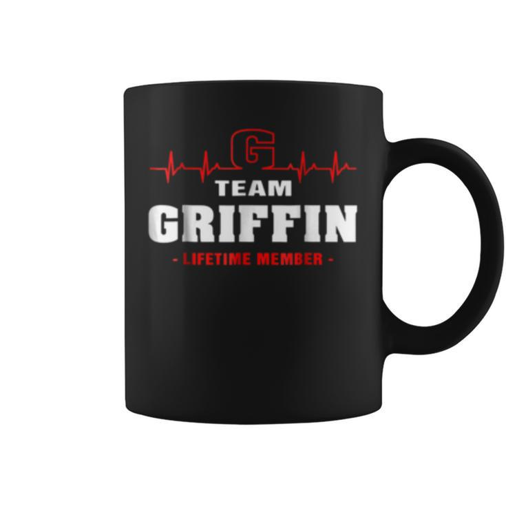 Team Griffin Lifetime Member  Surname Last Name Coffee Mug
