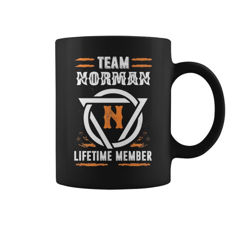 Team Norman Lifetime Member Gift For Surname Last Name   Coffee Mug