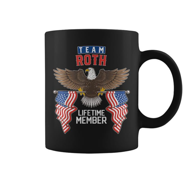 Team Roth Lifetime Member Us Flag Coffee Mug