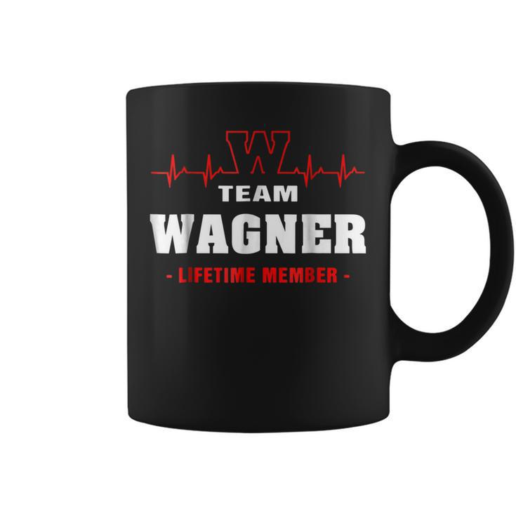 Team Wagner Lifetime Member  Surname Last Name Coffee Mug