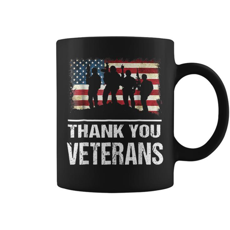 Thank You Military Veterans  Veterans Day Coffee Mug