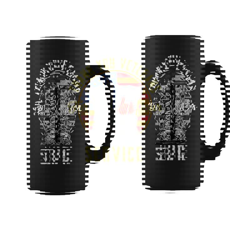 Thank You Veterans For Your Service Veterans Day Vintage Coffee Mug