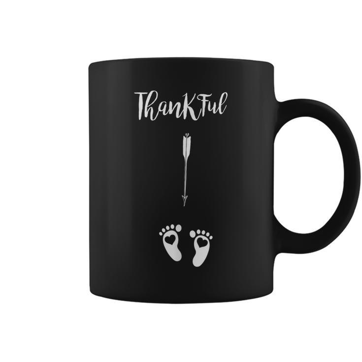 Thankful Thanksgiving Pregnancy Announcement Coffee Mug