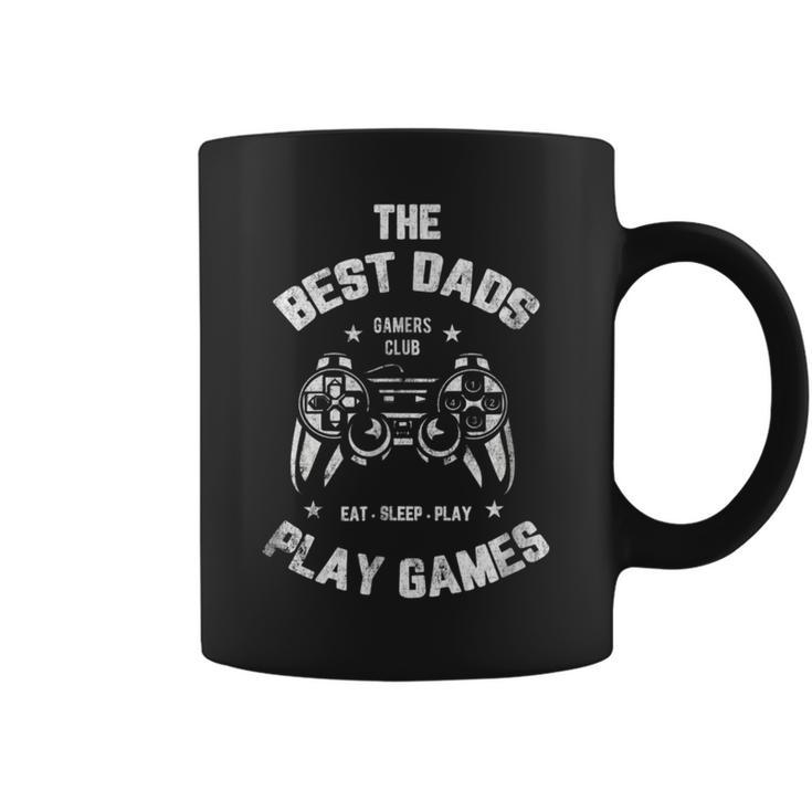 The Best Dads Play Games Funny Gamer Father Gift For Mens Coffee Mug