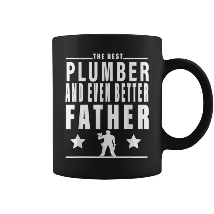 The Best Plumber For Men Fathers Day Plumber Gifts For Dad Coffee Mug