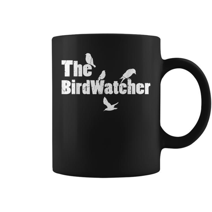 The Birdwatcher  Bird Watching Lovers Birding Men Dad Coffee Mug