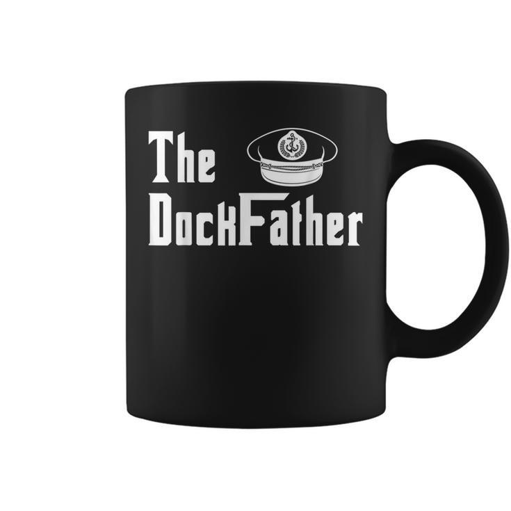 The Dock Father Captain Of The Boat Dad Funny Fathers Day Coffee Mug