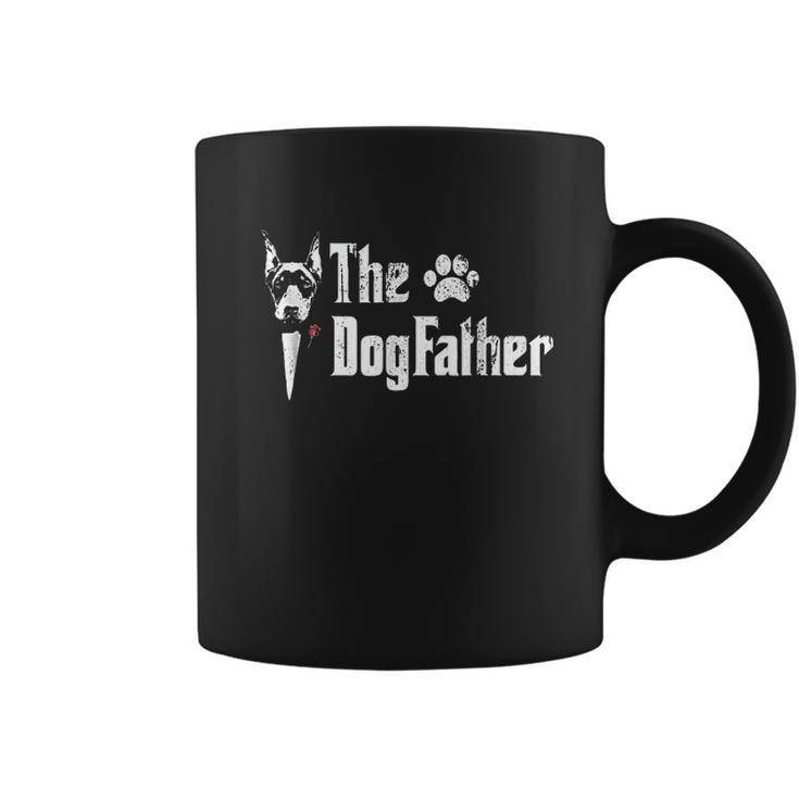 The Dogfather Doberman Pinscher Dog Dad Coffee Mug