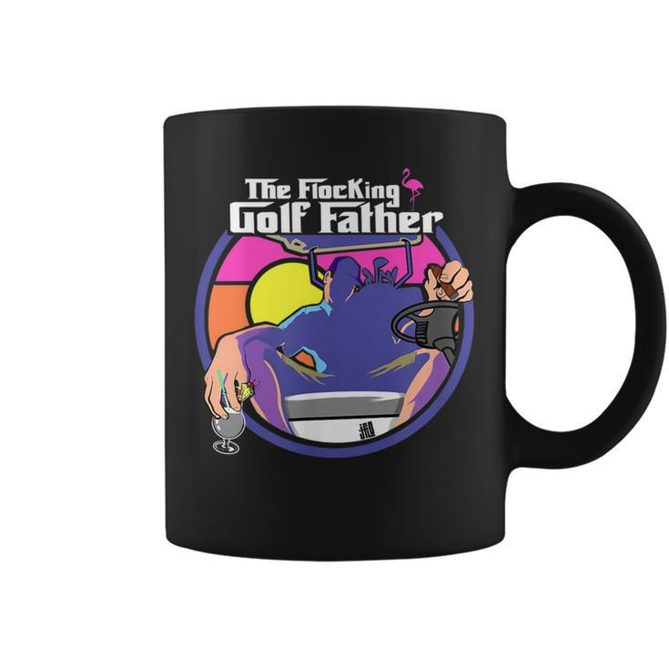 The Flocking Golf Father Funny Saying Golfing Golfer Humor Coffee Mug