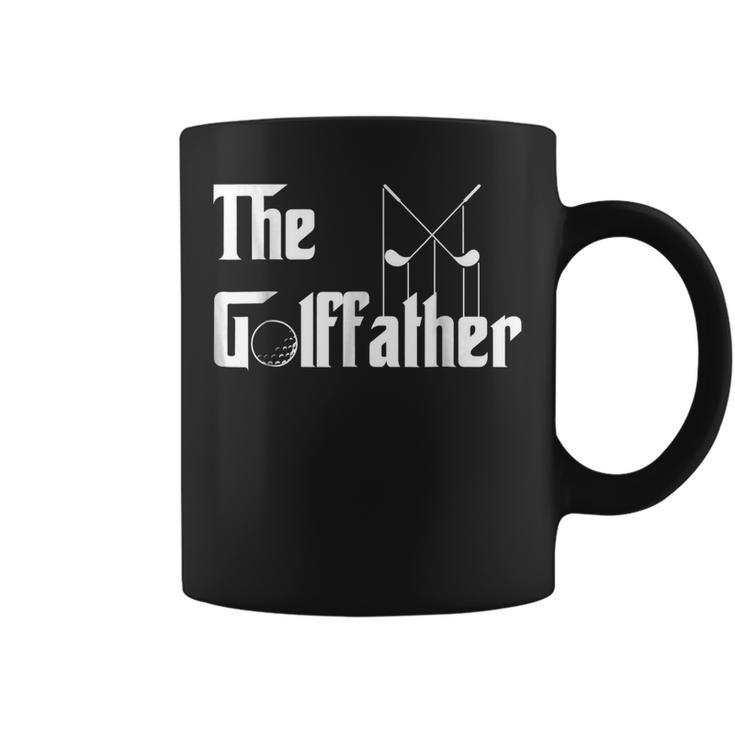 The Golffather Golf Father Funny Golfing Fathers Day Gift For Mens Coffee Mug