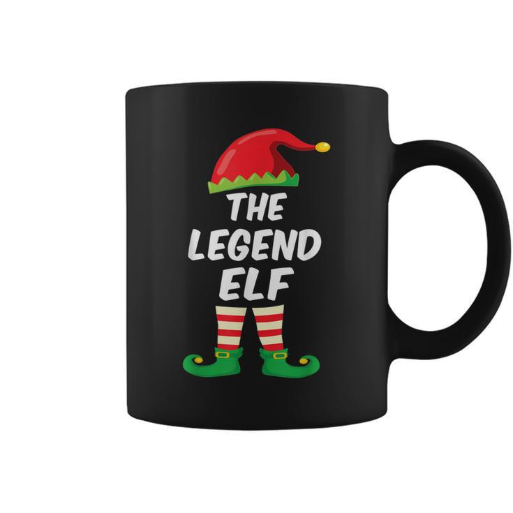 The Legend Elf Family Matching Funny Christmas Costume Coffee Mug