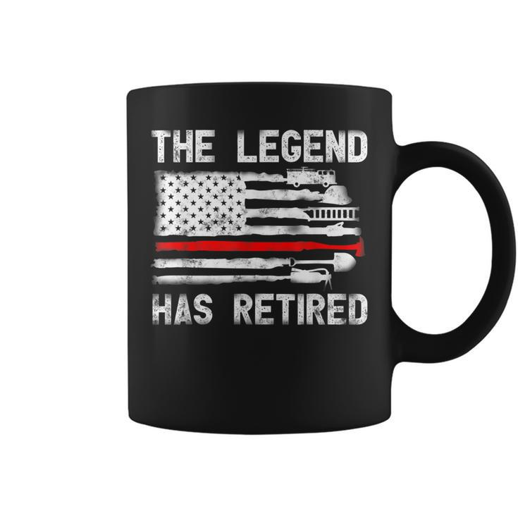 The Legend Has Retired Firefighter Retirement Happy Party Coffee Mug