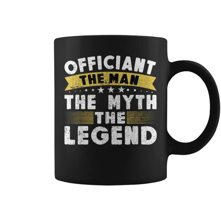 The Legend Wedding Officiant Ordained Minister Coffee Mug