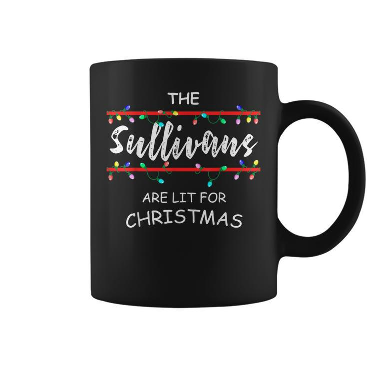 The Sullivans Are Lit For Christmas Family Christmas Design Coffee Mug