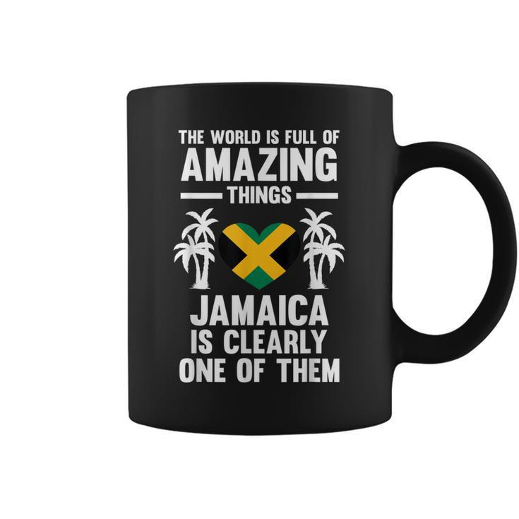 The World Is Full Of Amazing Things Jamaica Jamaica  Coffee Mug