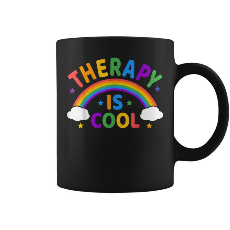 Therapy Is Cool  End The Stigma Mental Health Awareness  Coffee Mug