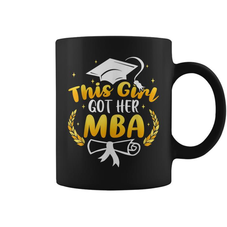 This Girl Got Her Mba Graduation Graduated Womens Masters  Coffee Mug