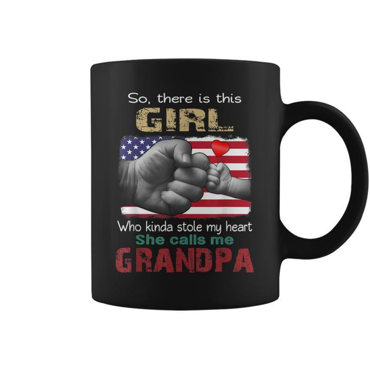 This Girl Who Kinda Stole My Heart She Calls Me Grandpa  Coffee Mug