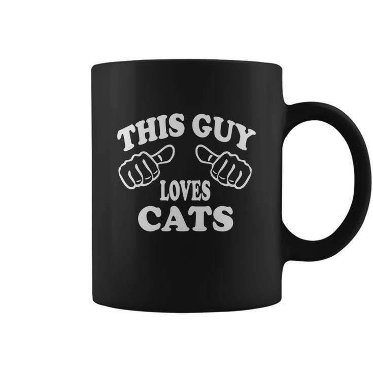 This Guy Loves Cats Coffee Mug - Thegiftio
