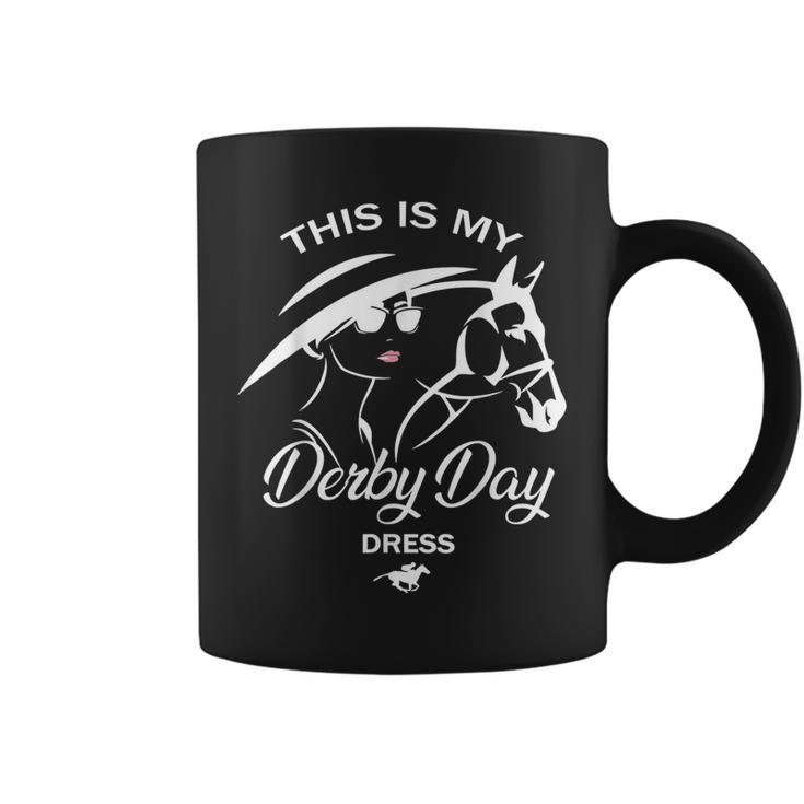 This Is My Derby Day Dress Funny Ky Derby Horse  Coffee Mug