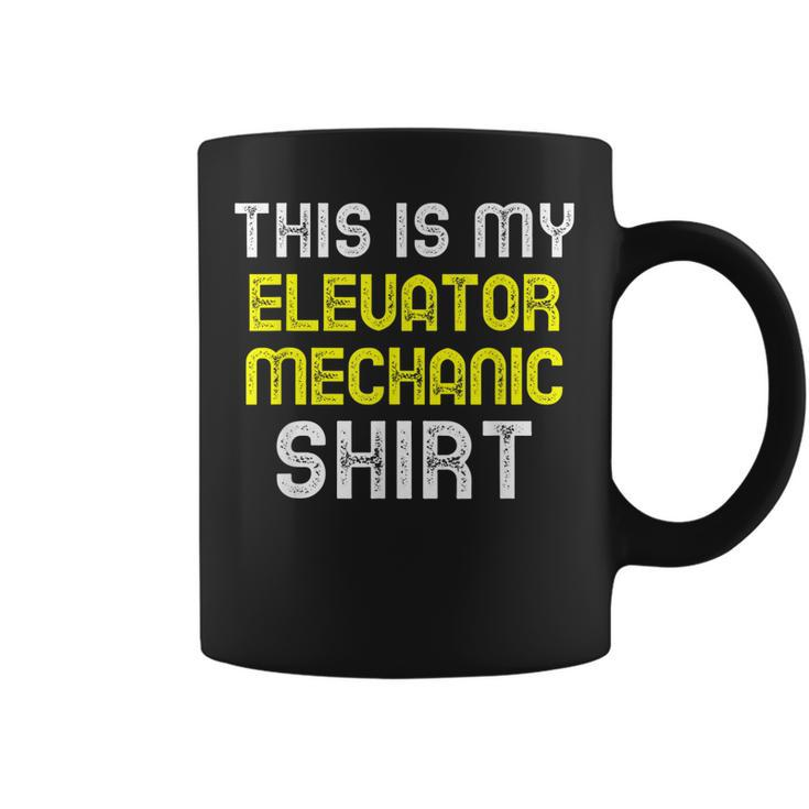 This Is My Elevator Mechanic Funny Cool Gift Coffee Mug