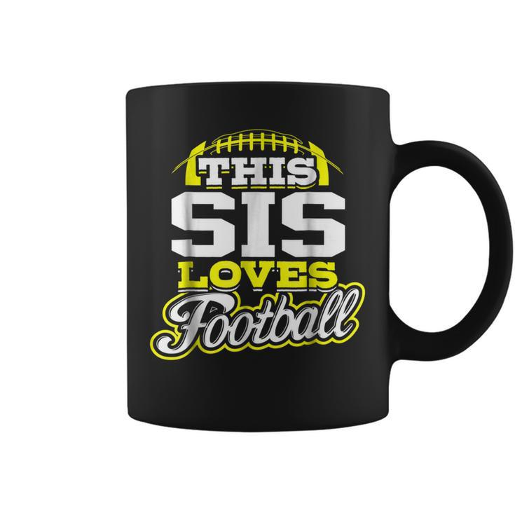 This Sister Loves Football  Yellow Variant Coffee Mug