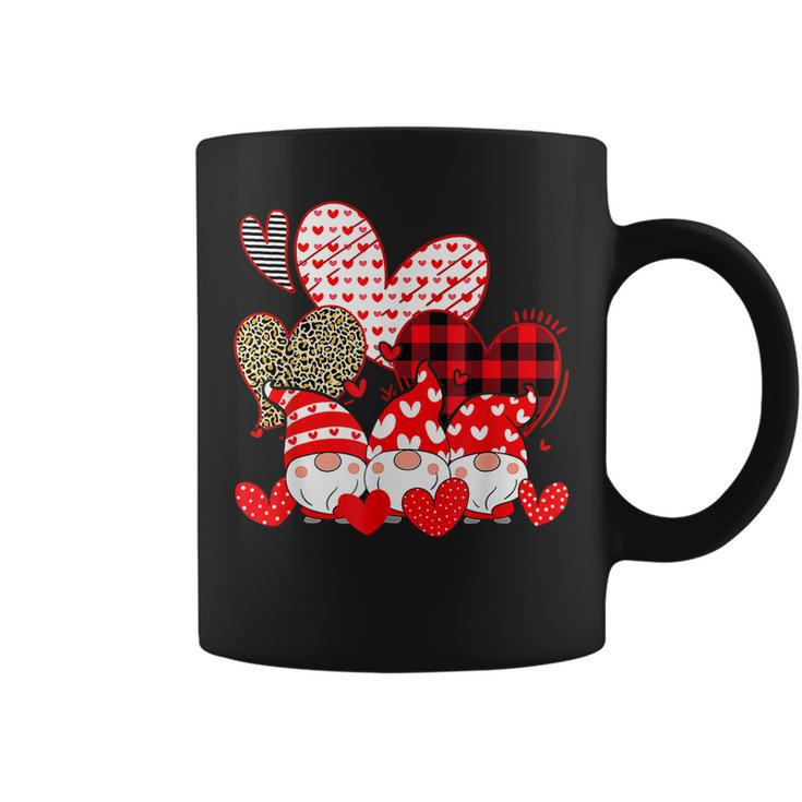 Three Gnomes Holding Hearts Valentines Day Gifts For Her  V3 Coffee Mug
