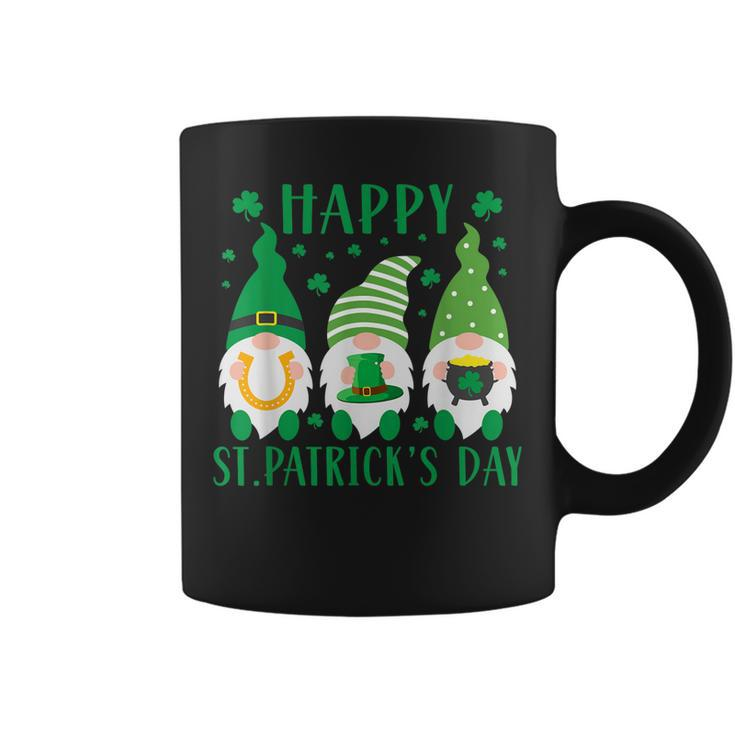 Three Gnomes Lucky Shamrock St Patricks Day Irish Squad Coffee Mug