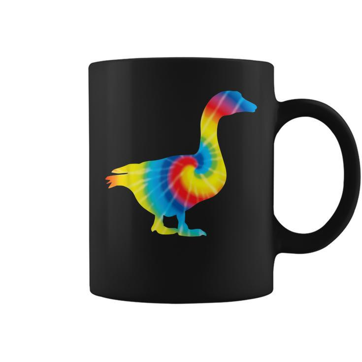 Tie Dye Goose Rainbow Print Waterfowl Hippie Peace Gift  Coffee Mug