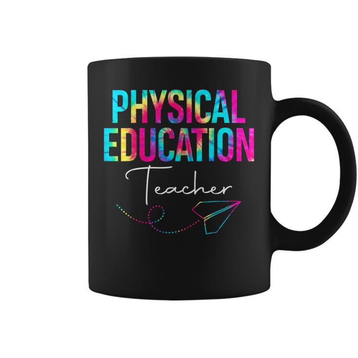 Tie Dye Physical Education Teacher Pe Squad Back To School  Coffee Mug